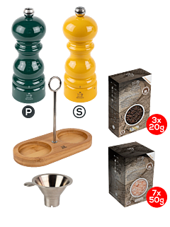 Pack ParisRama u'Select Vert Forêt et Jaune Safran 15cm - Peugeot Saveurs