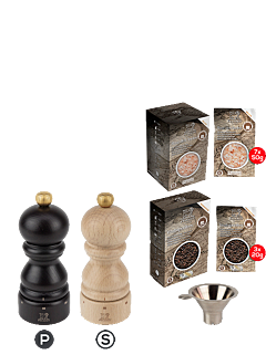 Pack ParisRama u'Select Chocolat et Naturel 12cm - Peugeot Saveurs