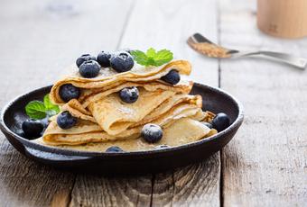 Crêpes aux graines de lin