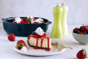 Cheesecake aux fruits rouges