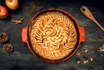 Tarte aux pommes à la cannelle