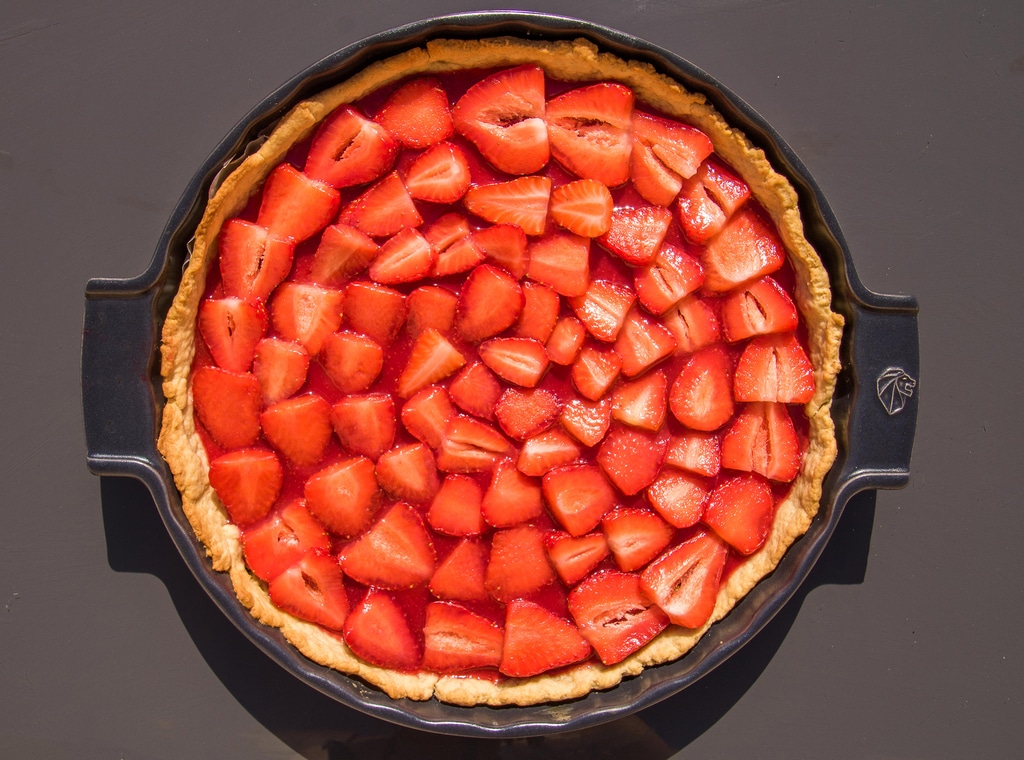 Tarte aux fraises et son coulis (sans beurre ni sucre raffiné)