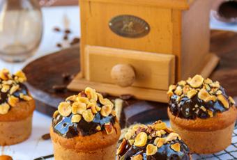 Muffins faciles café et noisettes