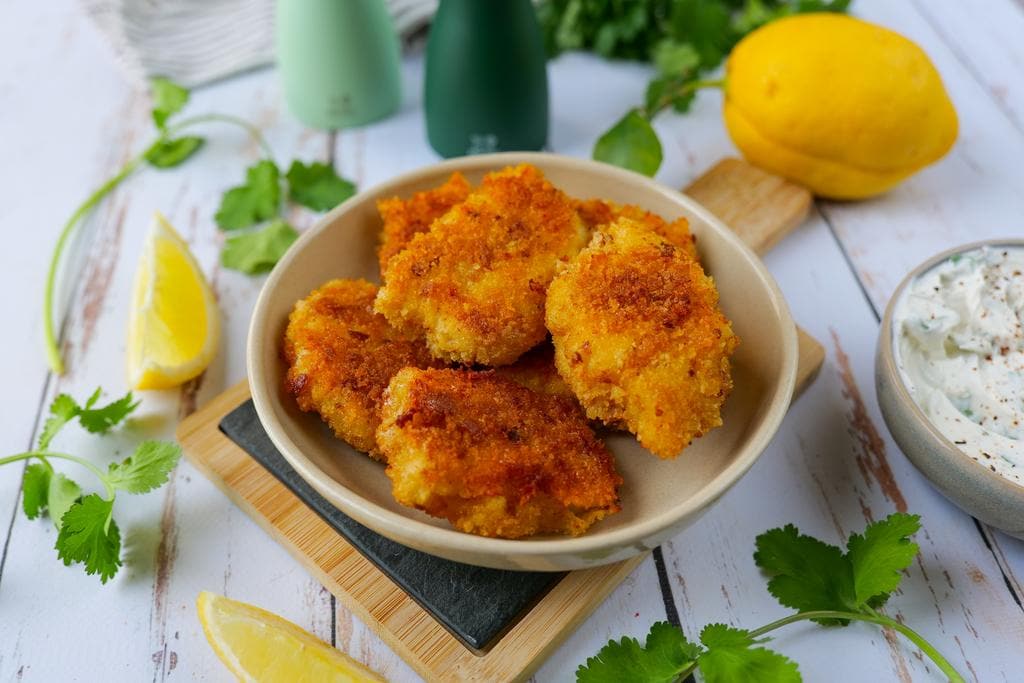 Croquettes de loup de mer au panko maison