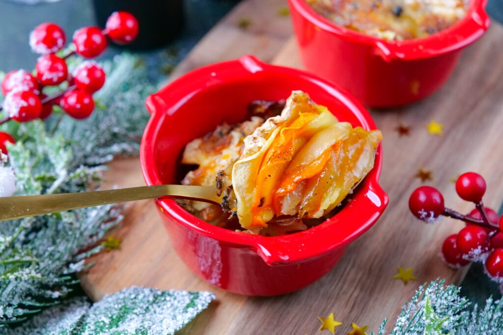 Gratin aux 3 légumes et fromage à la truffe