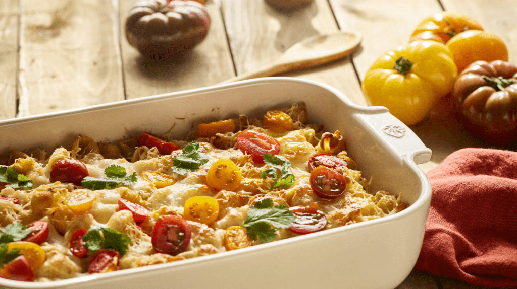 Lasagnes végétariennes aux tomates anciennes