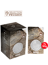 PEUGEOT PARIS 22CM MANUELE PEPERMOLEN SATIJN ZWART HOUT U-SELECT