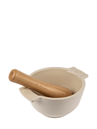 Céramique Porcelaine Mortier Pilon Mix Grind Bowl Set Mills Ail Mixing - 8