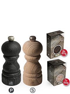 Pack Paris Nature Black 12 cm - Peugeot Saveurs